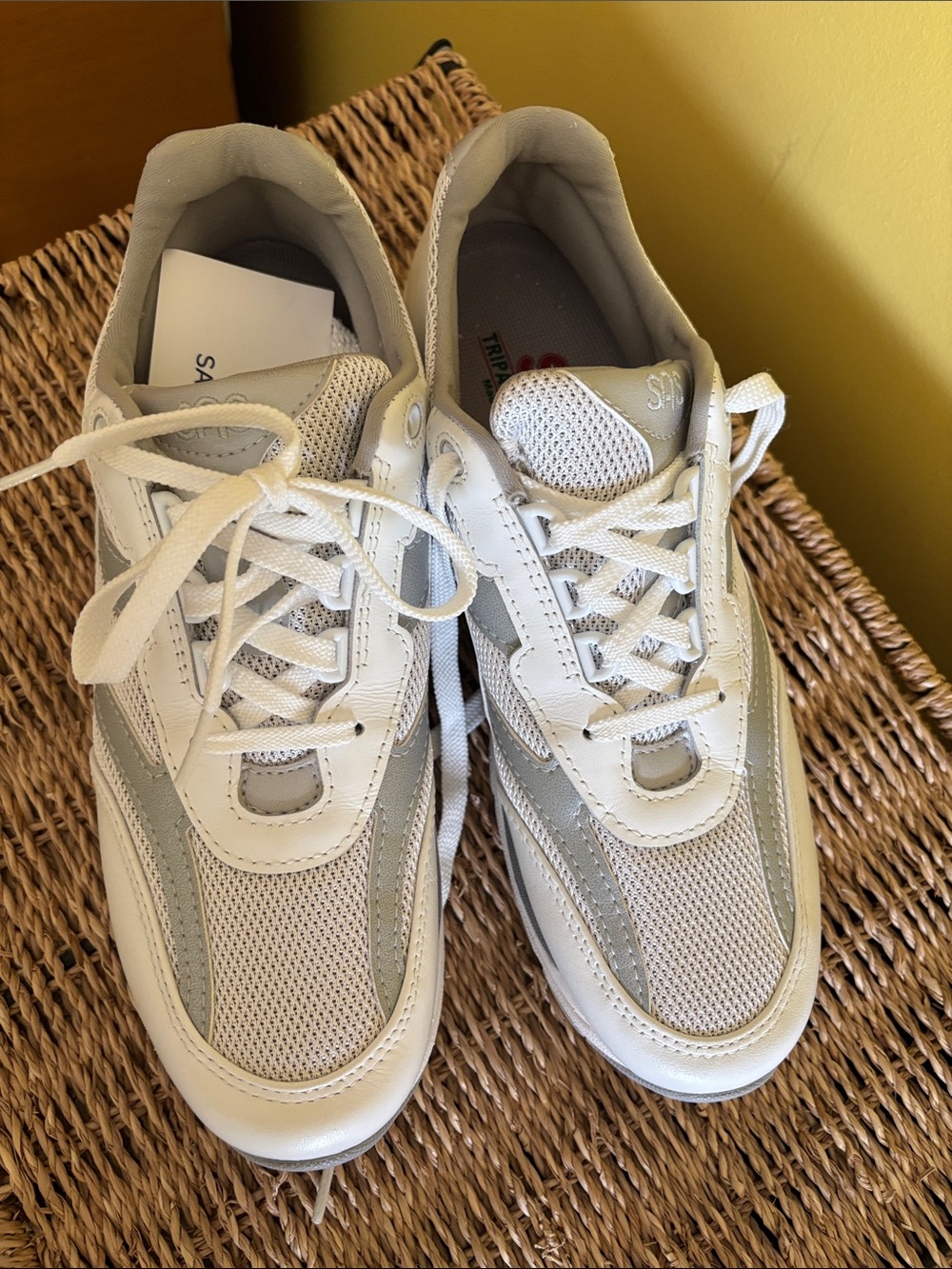 SAS Women’s White and Light Gray Sneakers
